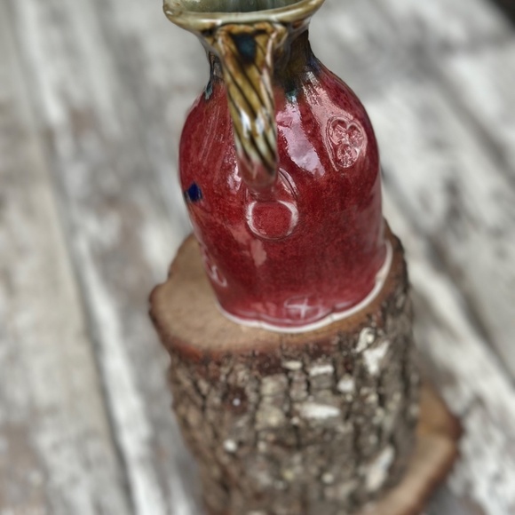 Clay Red Glaze Bottle - Picture 5 of 7